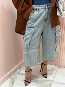 Bermuda denim tasconi