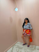 Camicia righe blu