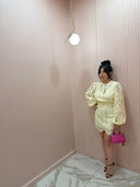 Dress Amour lace giallo