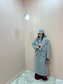 Cappotto doppiopetto grigio