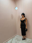 Dress tubino con trasparenze
