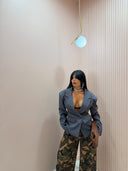 Blazer avvitato grigio