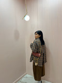 Camicia quadri grigia