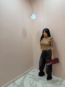 Body manica 3/4 animalier