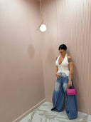Jeans slavato desigual