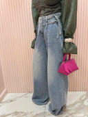 Jeans palazzo cinturini