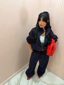 Coordinato red and blue