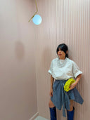 Coordinato t-shirt bianca+ pantagonna
