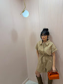 Jumpsuit Xena tessuto tecnico beige
