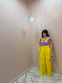 Pantalone fiocco giallo