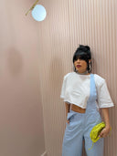 Salopette Yvy azzurro cielo