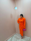 Dress a portafoglio arancio