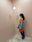Camicia/dress denim and lace
