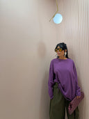 Maxi t-shirt viola