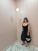Top bustino nero