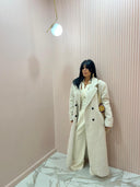 Cappotto doppiopetto teddy