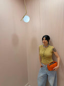 Maglia Britney stringhe beige