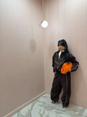 Coordinato chicago marrone