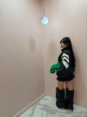 Mini dress sporty verde