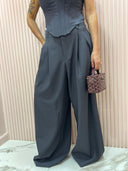 Pantalone Riprese Grigio