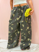 Pantalone cargo mimetico