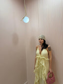 Dress Rouches giallo