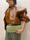 Borsa verde mood bottega