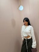 Maglia long sleeve bianca