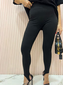 Leggings ghetto felpato nero