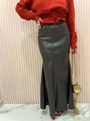 Gonna Midi Sirena ecopelle