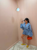 Coordinato ballon baby azzurro