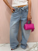 Jeans risvolto in vita