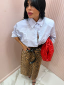 Camicia con spallina azzurrina