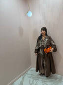 Dress India brown