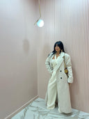 Cappotto doppiopetto teddy