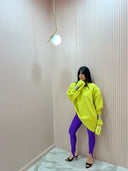 Leggings ghetto viola