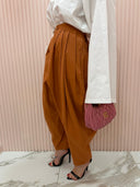Pantalone baggy Tulum mattone