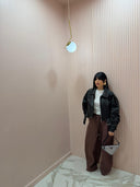 Bomber biker ecopelle