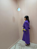 Dress a portafoglio viola