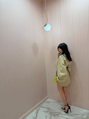 Dress coreana beige