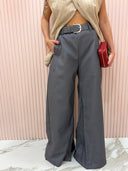 Pantalone palazzo grigio