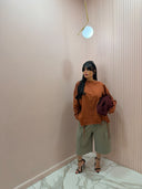 Maxi t-shirt arancio