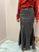 Gonna Midi Sirena ecopelle