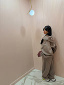Coordinato tuta beige