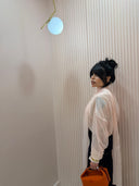 Camicia +top chiffon rosa chiaro