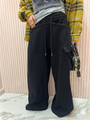 Pantalone Tuta Felpato nero