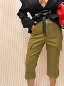 Pantalone cargo Capri beige