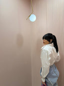 Camicia avvitata bianca