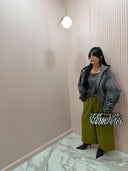 Pantalone tuta 7/8 verde