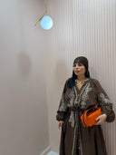 Dress India brown